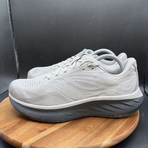 Saucony Ride 18 Shoes Mens Size 9 W Running Shoes Cloud Shadow Athletic Sneakers